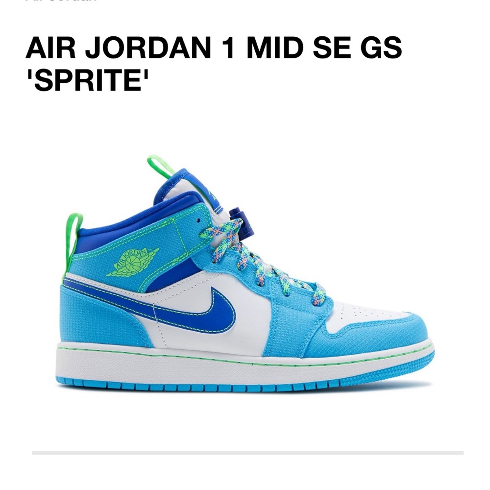 Air Jordan 1 MID SE Powder Blue/Racer Blue